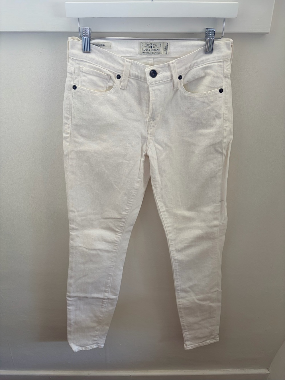 Lucky Brand White Skinny Jeans